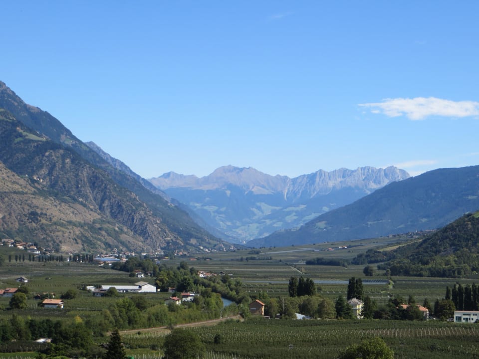 Ausblick vom Balkon Residence Feldhof
