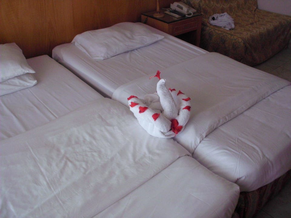 Sowas machen die aus Handtüchern Ghazala Beach