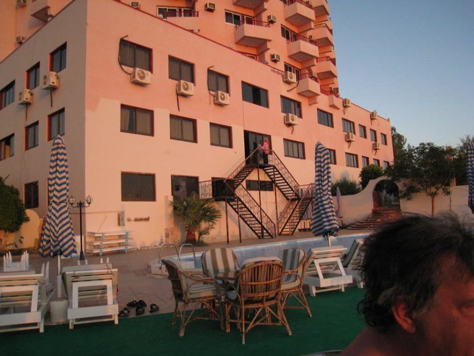 Hotel von der Terrasse aus Sara Hotel Aswan