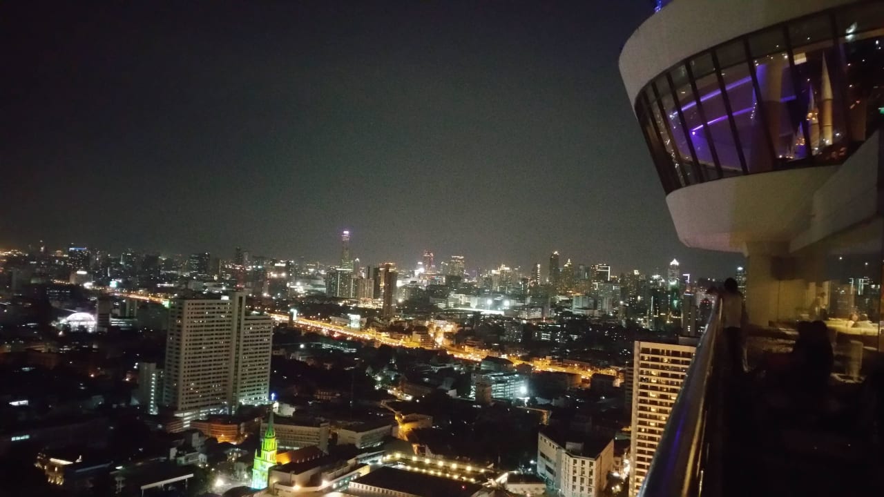Ausblick von der 31. Etage Millennium Hilton Bangkok