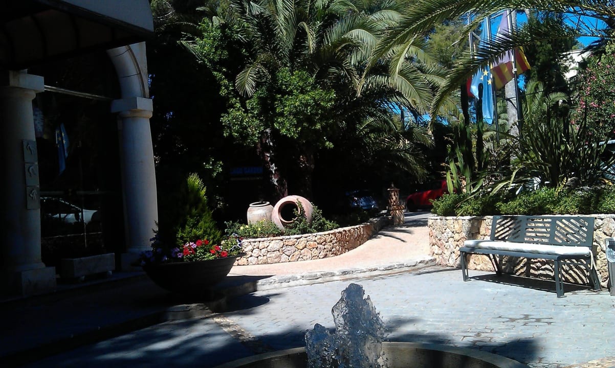 Eingangsbereich zum Hotel Lago Garden