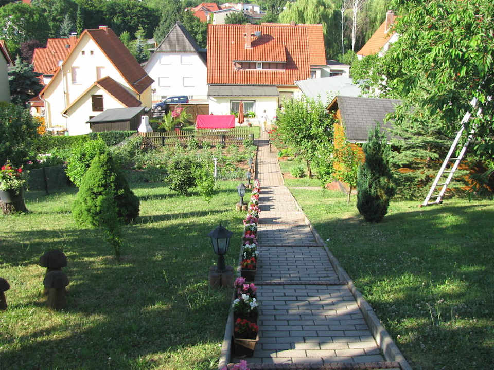 Blick vom Zimmer Pension Möhring