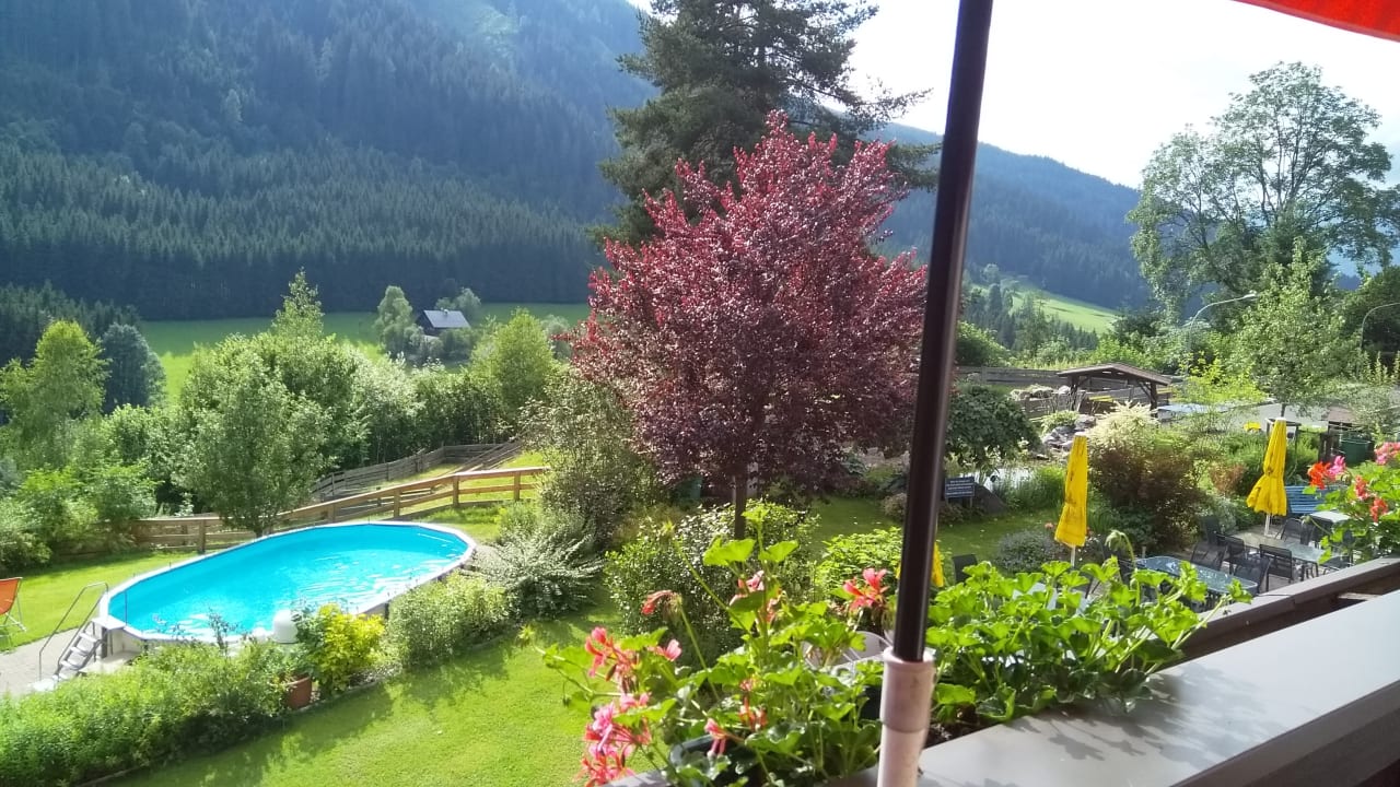 Ausblick Gasthof Forellenhof Hammerwirt