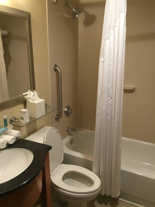 Badezimmer mit Dusche Holiday Inn Express New York City - Times Square