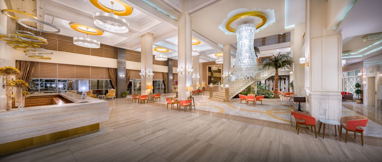Lobby Hotel Royal Garden Beach