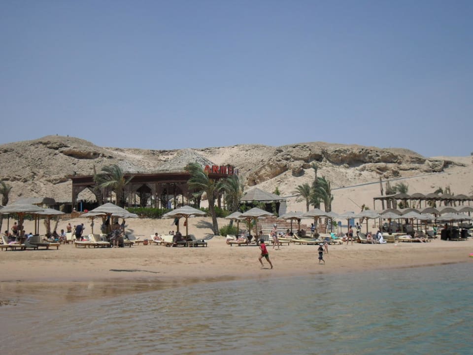 Blick auf Strandbar Siva Golden Bay Makadi