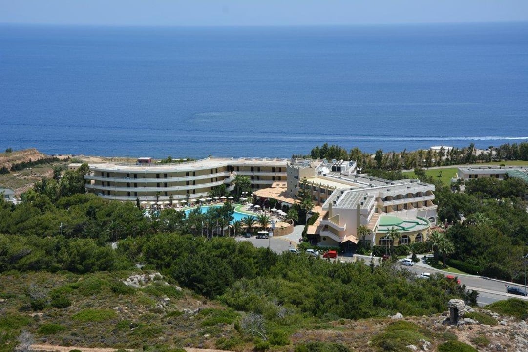 Hotel von oben... Hotel Kalithea Horizon Royal