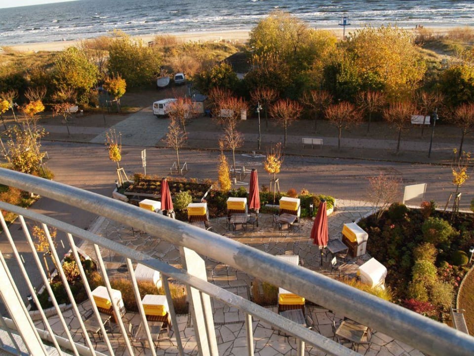 Blick auf die Ostsee und Strand Das Ahlbeck Hotel & SPA