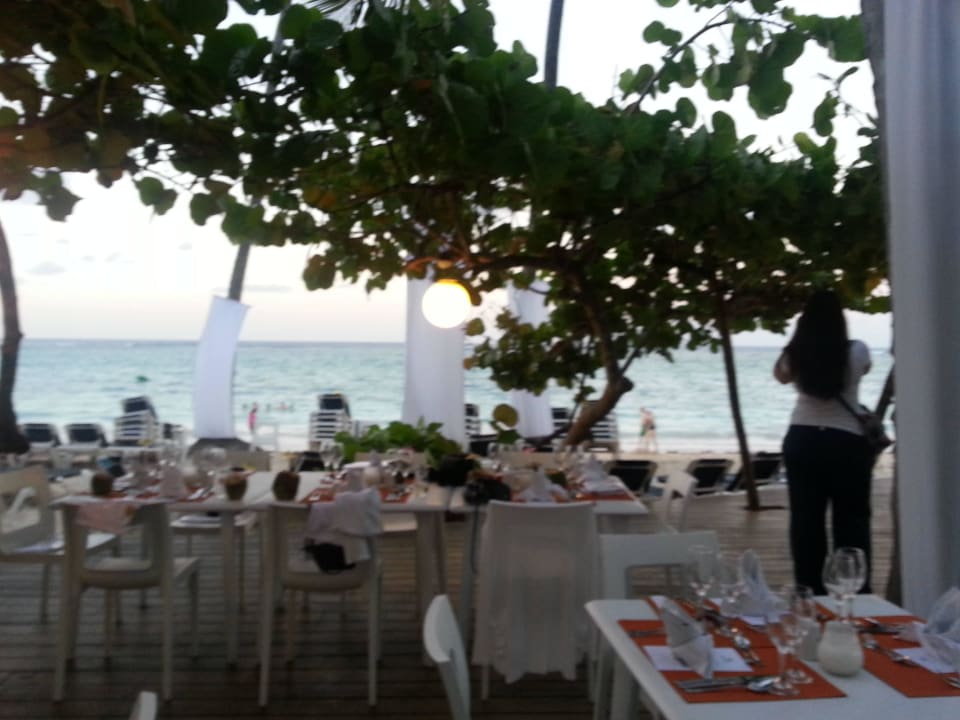 Tische beim Gruppenabend Grand Palladium Select Bávaro Resort & Spa