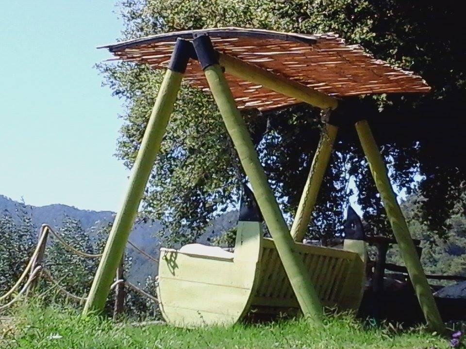 Gemütliche Hollywood-Schaukel mit Panoramablick Hotel Onuncuköy Kuenstlerhof