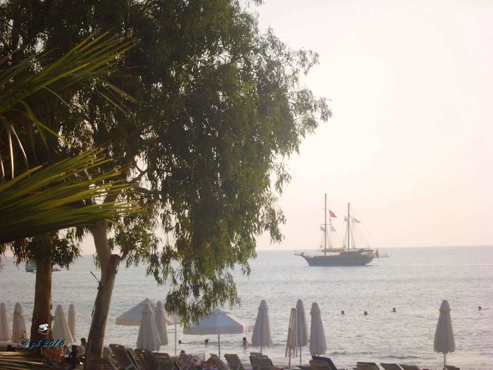 Blick auf den Neptun-Strand Can Garden Beach