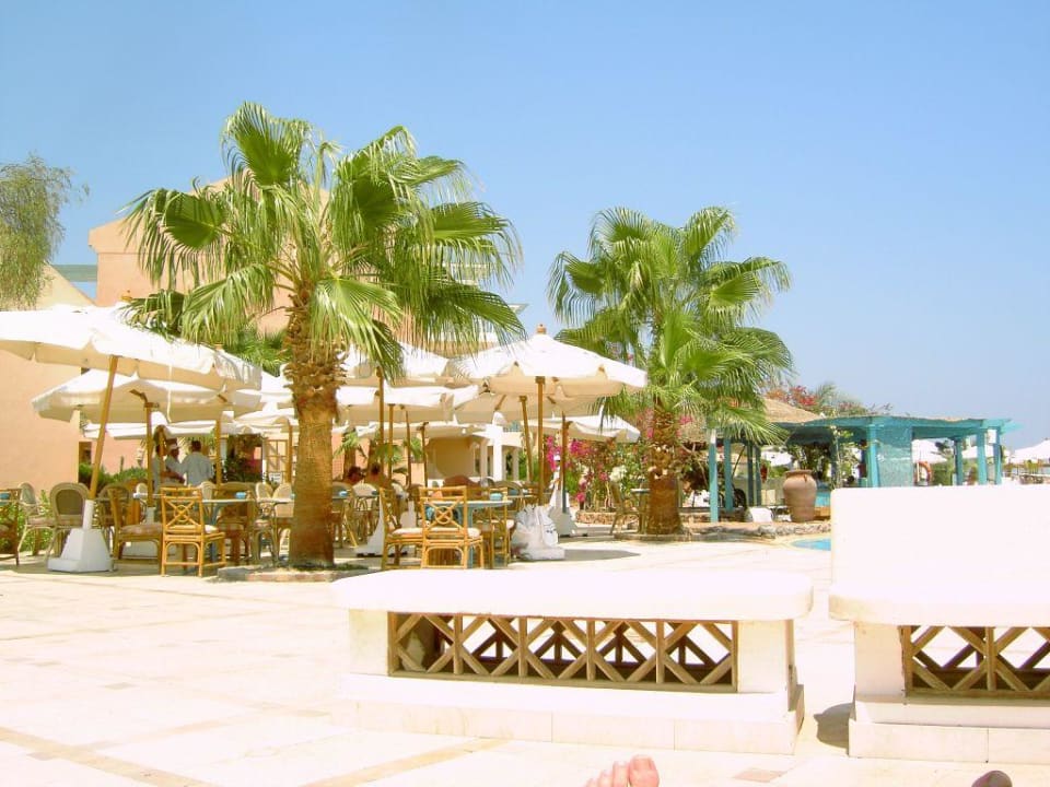Sitzgelegenheiten an der Snackbar am Lagoonpool  Mövenpick Resort & Spa El Gouna