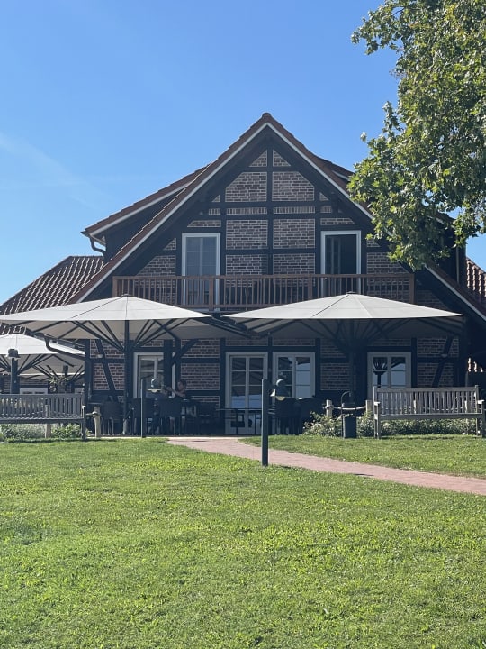 Außenansicht Fischhaus - Hotel am Schaalsee