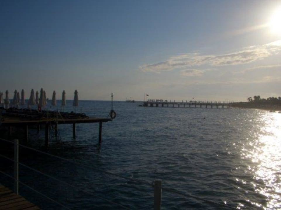 Ausblick vom Steg aufs Meer Arcanus Hotels Sorgun