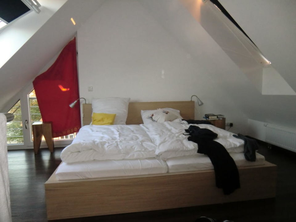 Schlafzimmer OG 54°Nord Strandappartments Haffkrug