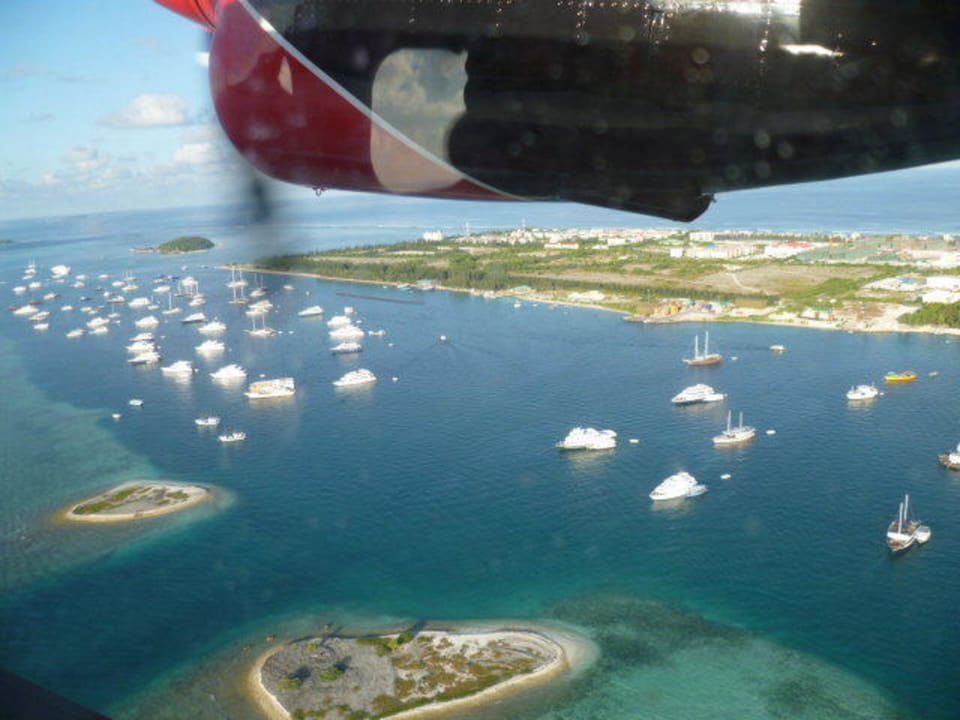 Blick aus dem Wasserflugzeug Adaaran Select Meedhupparu Island Resort - Premium All Inclusive