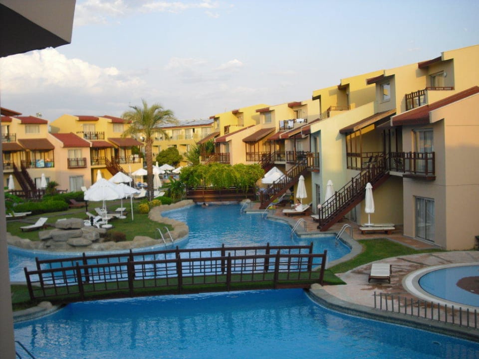 Blick aus unserem Zimmer Selectum Family Resort Side