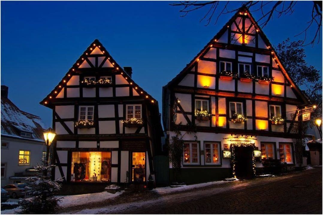 Altes Backhaus bei Nacht Hotel Altes Backhaus