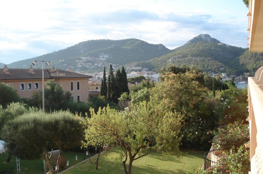 Blick vom Balkon des Zimmers 4102 Mon Port Hotel & Spa