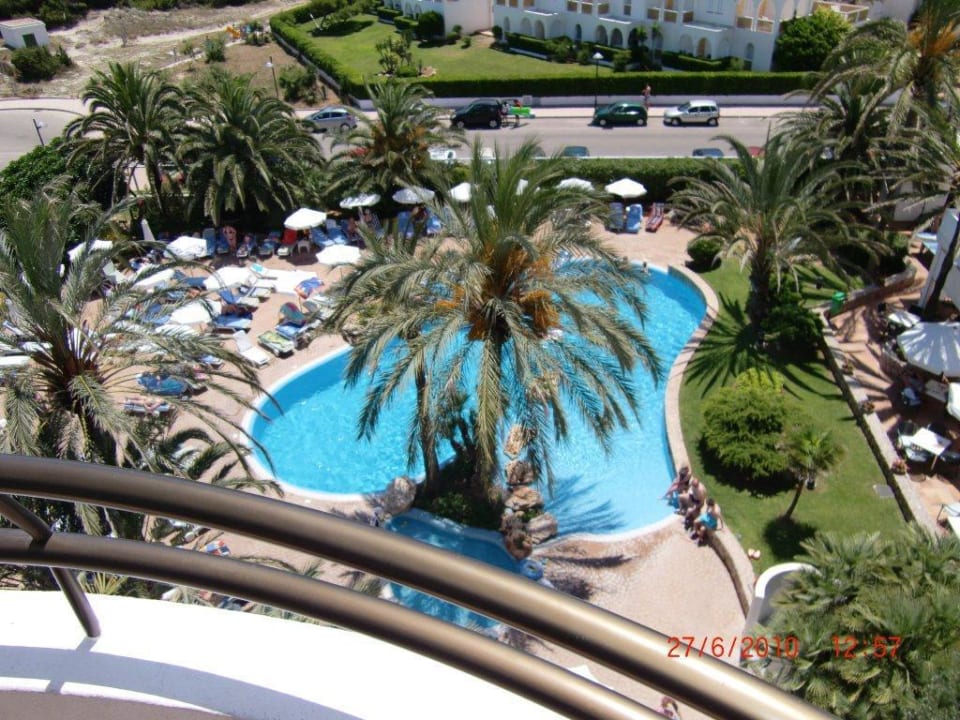 Ausblick vom Balkon (Appartement 510) Hipotels Dunas Cala Millor