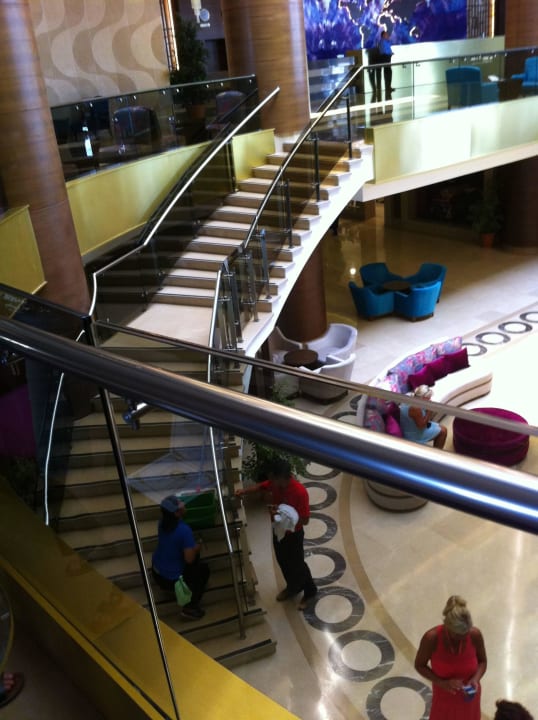 Von Lobby Blick nach unten Sunmelia Beach Resort