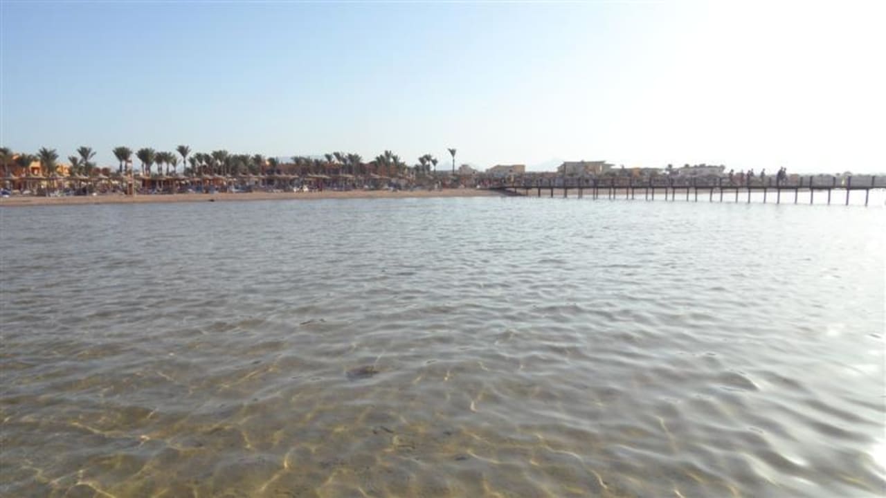 Aussicht vom Meer aufs Hotel Stella Beach Resort & Spa Makadi Bay