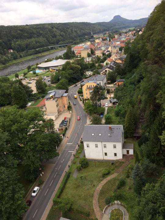 Ausblick Hotel Albergo Toscana