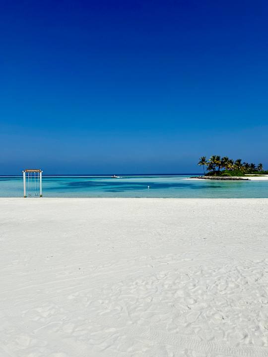Ausblick Le Meridien Maldives Resort & Spa