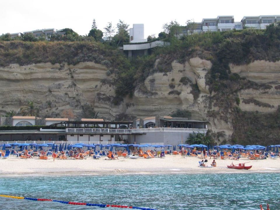 Anlage vom Wasser aus gesehen Aldiana Club Rocca Nettuno Calabria