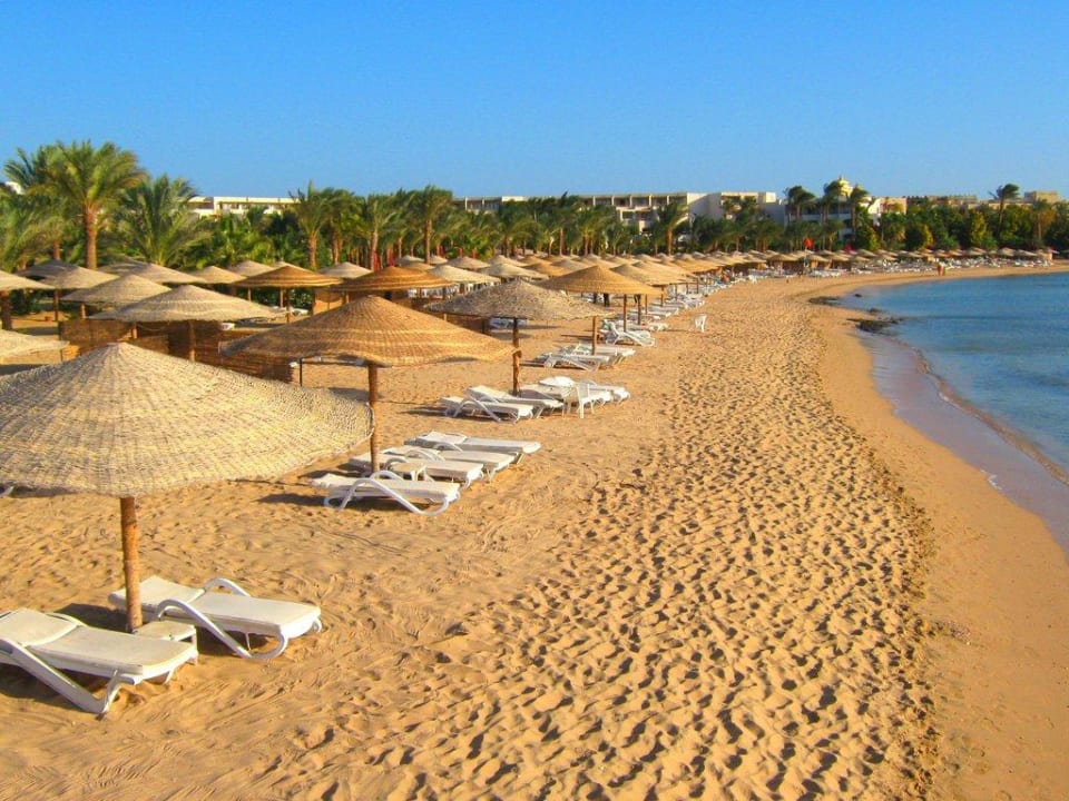 Der Strand um 8.15 Uhr Fort Arabesque Resort, Spa & Villas