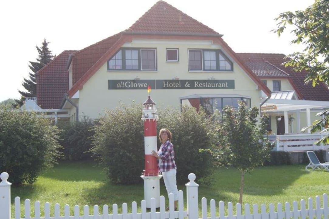 Vor dem Hotel altGlowe Hotel Garni
