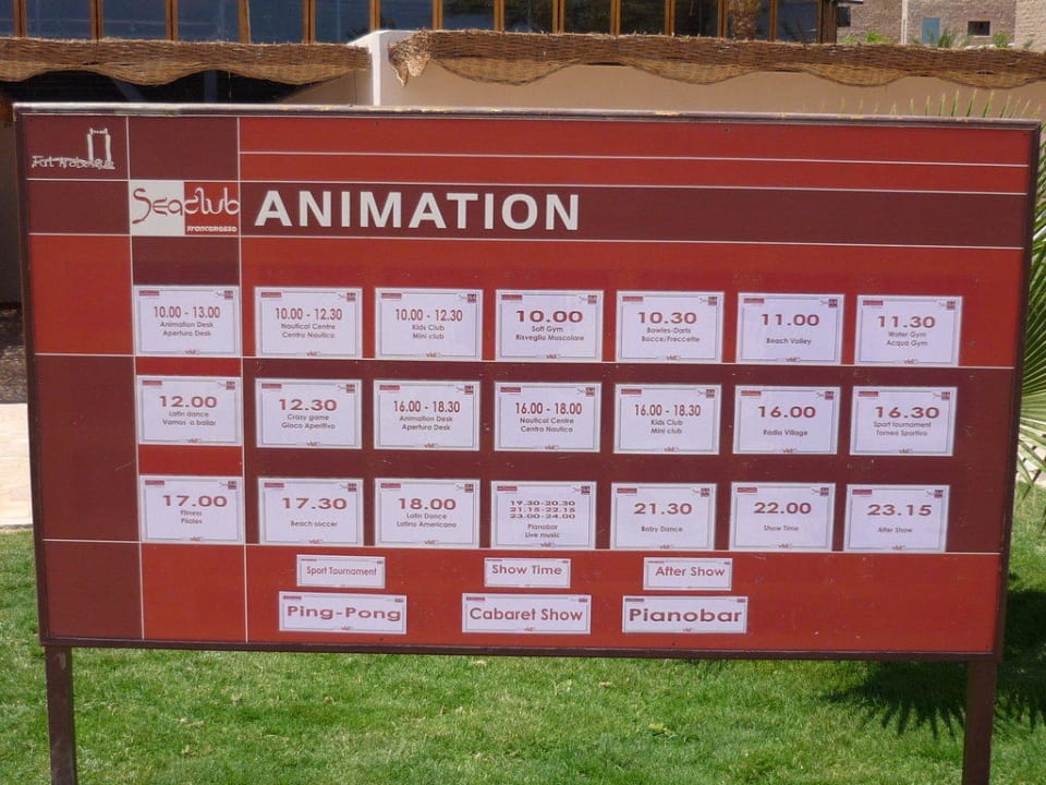Animation, hauptsächlich auf Italienisch Fort Arabesque Resort, Spa & Villas