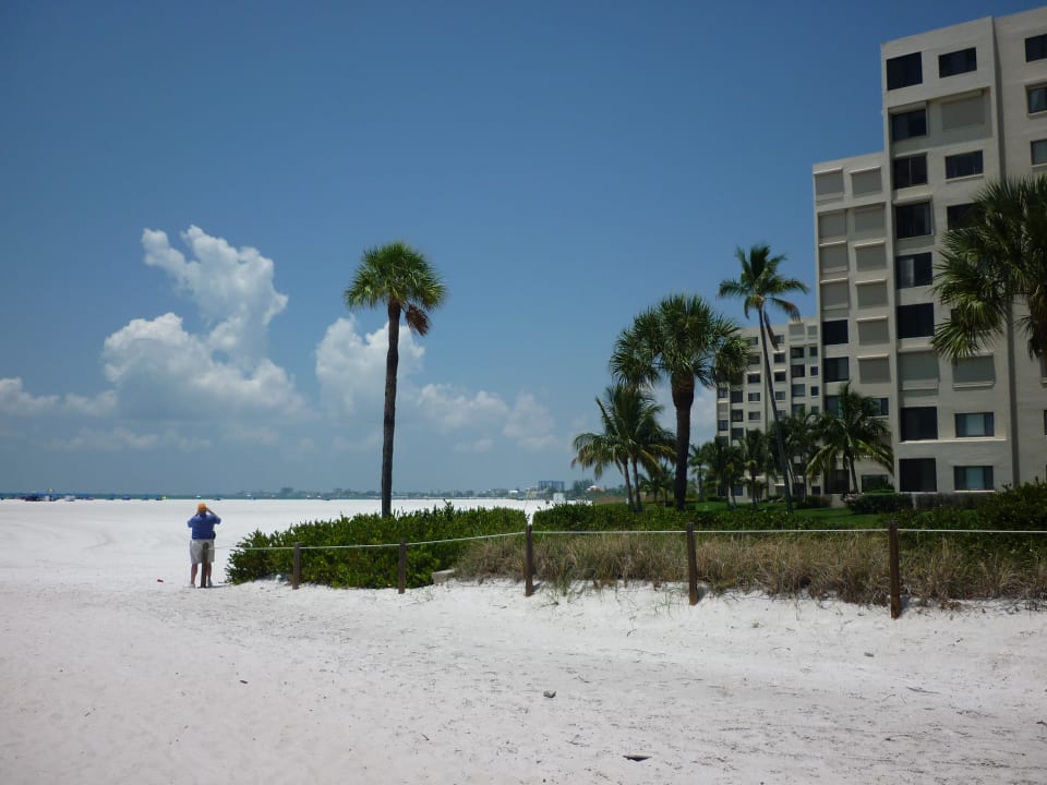 Schöner Strand direkt am Hotel Wyndham Garden Hotel Fort Myers Beach