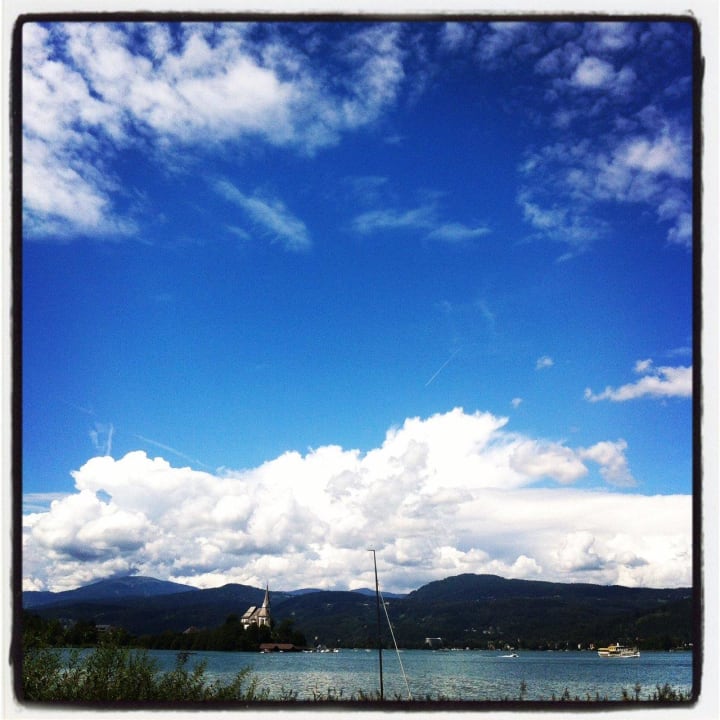 Seeblick vom Steg Pension Seevilla Annelies