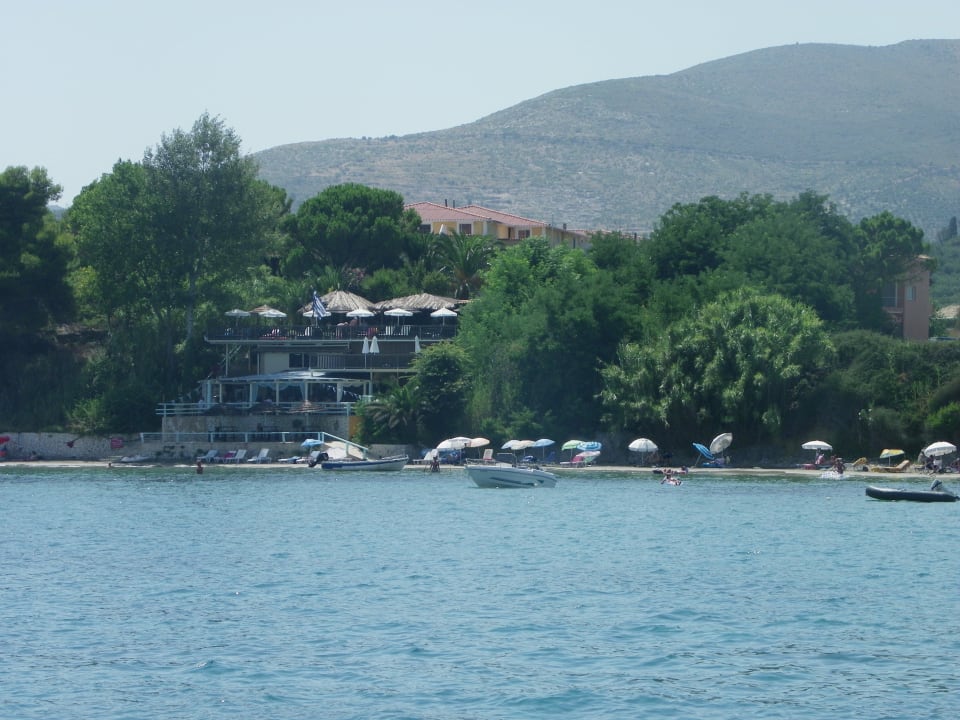 Porto Koukla-view from the sea Porto Koukla Beach