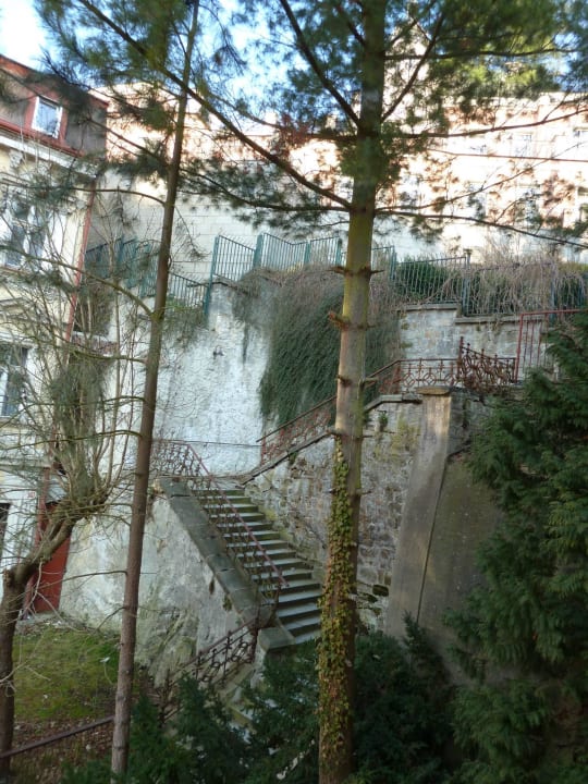 Aussicht vom Balkon Spa Hotel Lauretta