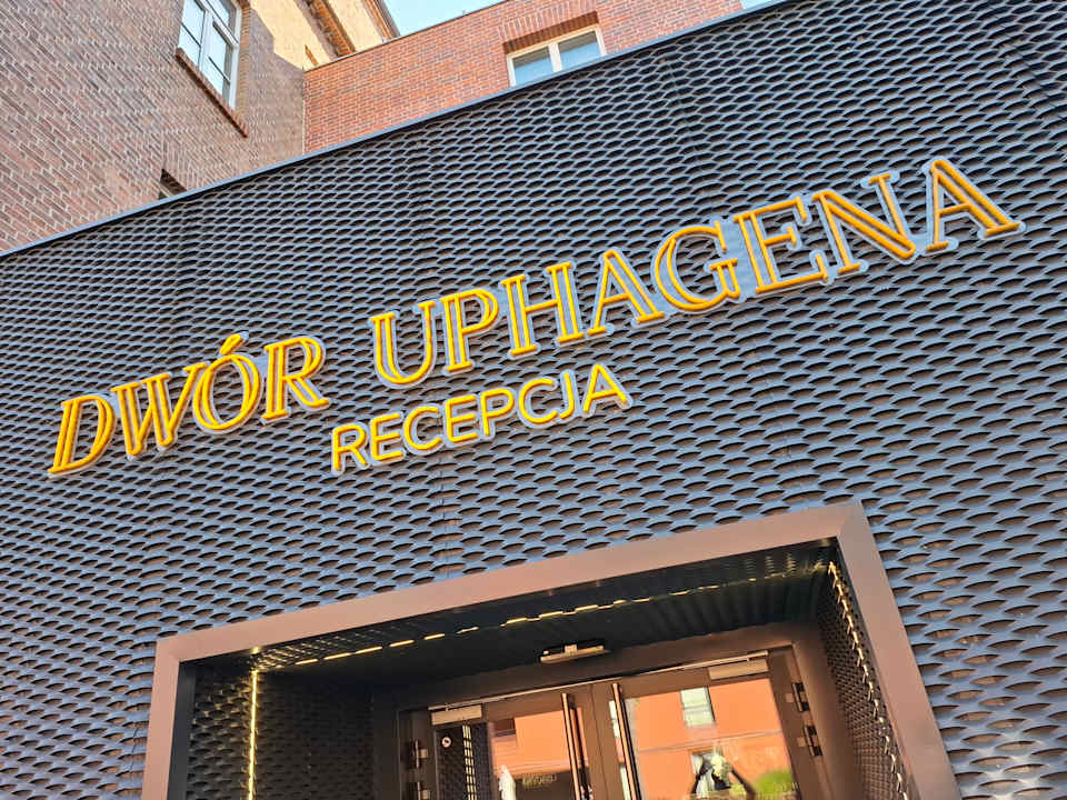 Außenansicht ARCHE Dwór Uphagena Gdańsk