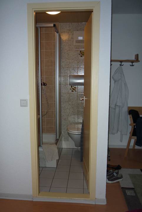 Blick ins Badezimmer Hotel Residenz Haus des Grafen