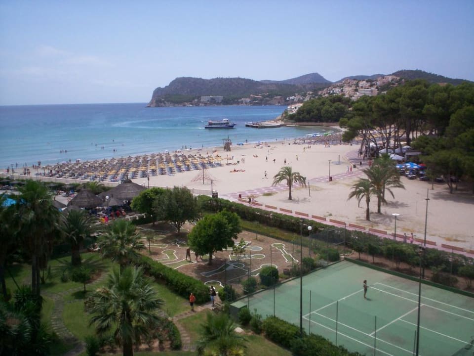 Blick vom Balkon auf den Strand Hotel Vibra Beverly Playa