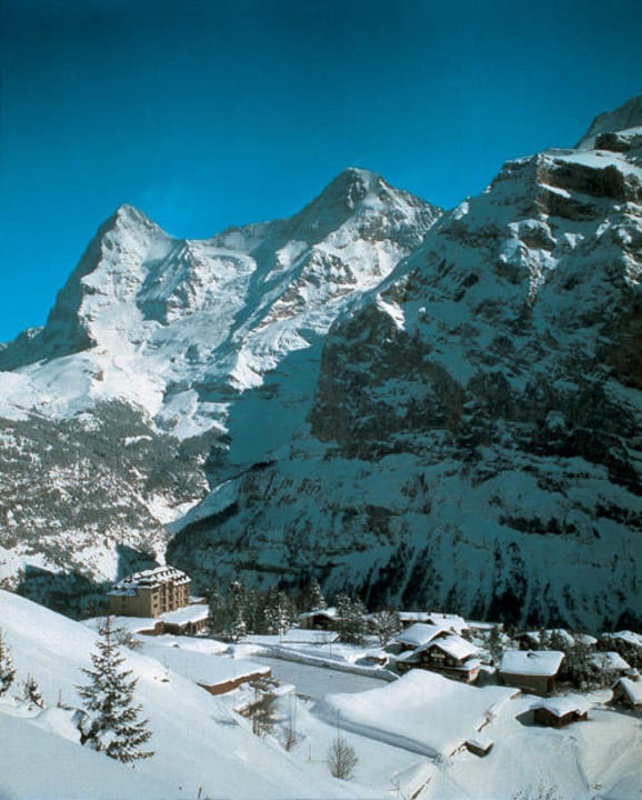 Ausblick Palace Hotel Mürren