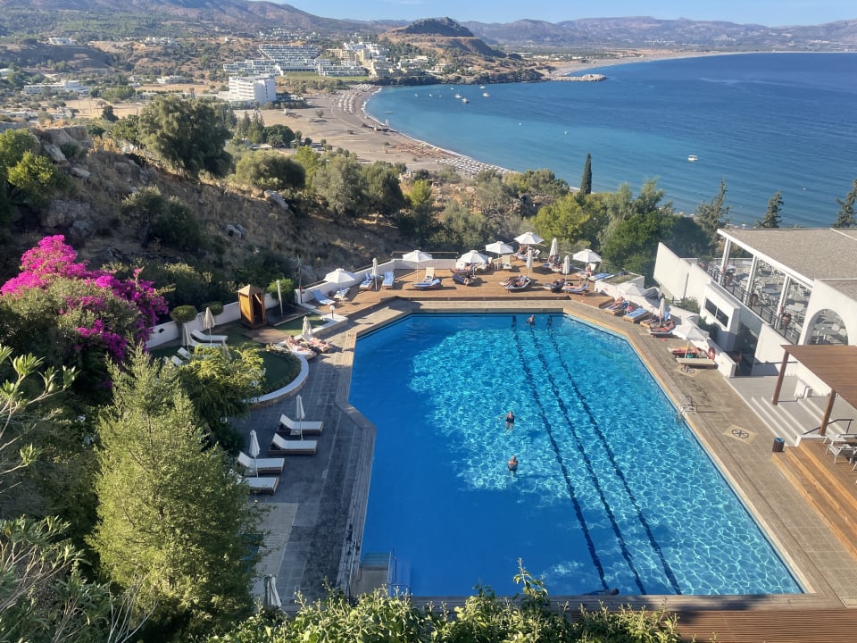 Ausblick Lindos Mare, Seaside Hotel