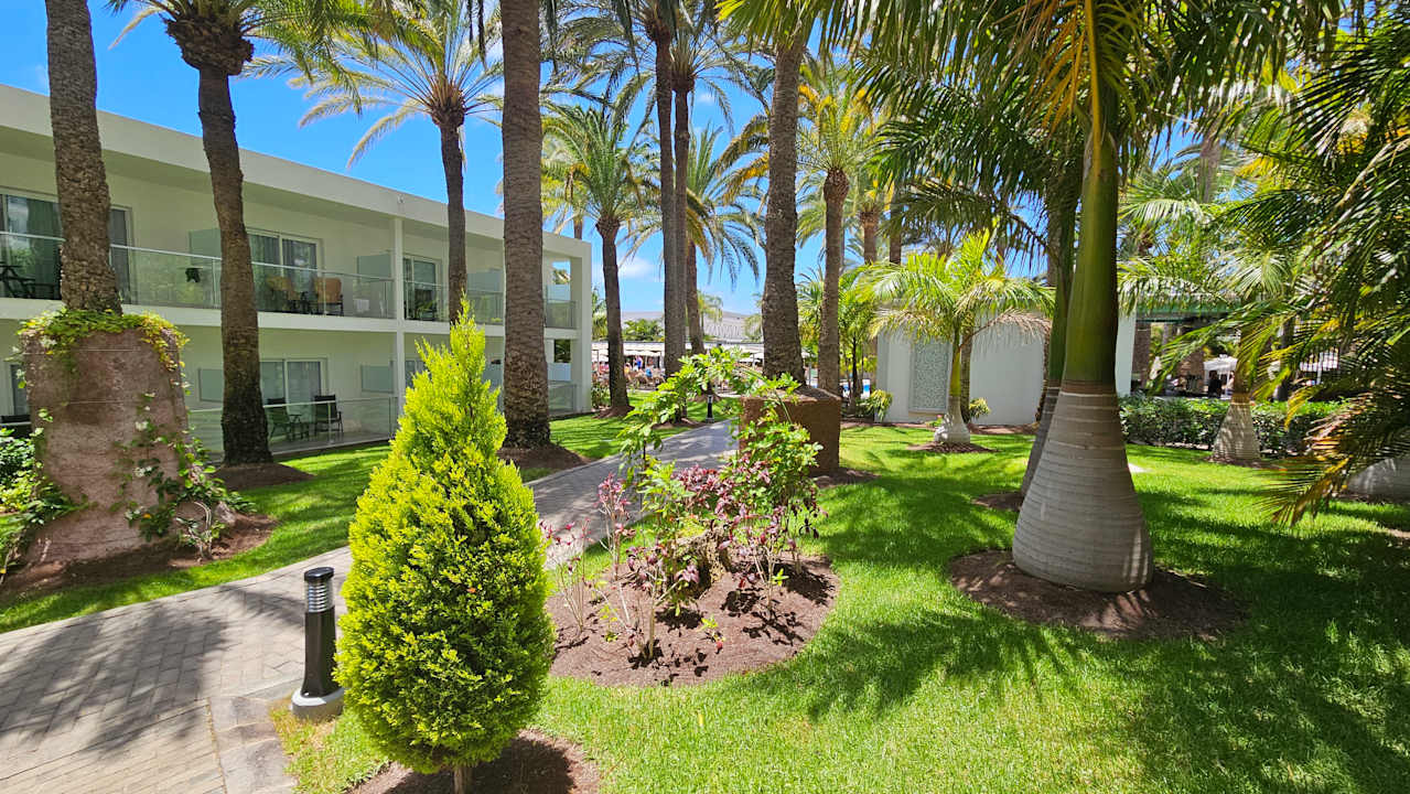 Gartenanlage Hotel Riu Palace Palmeras