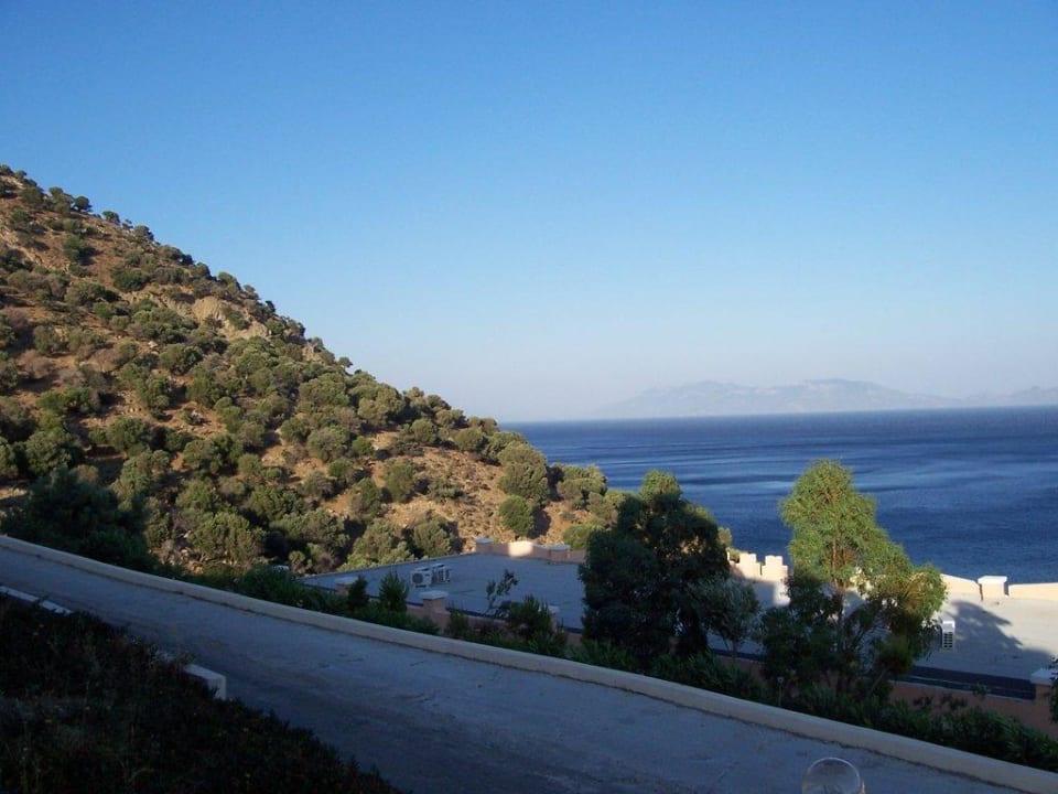 Blick vom Balkon Mitsis Family Village