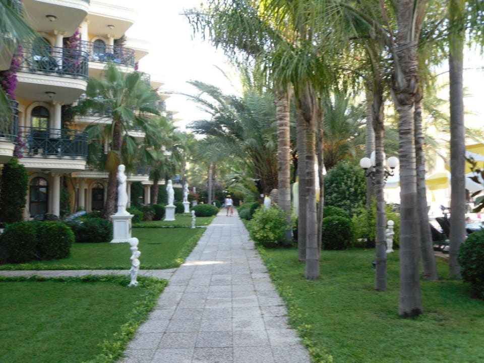 Der Weg zu den Appartements Hotel Yetkin
