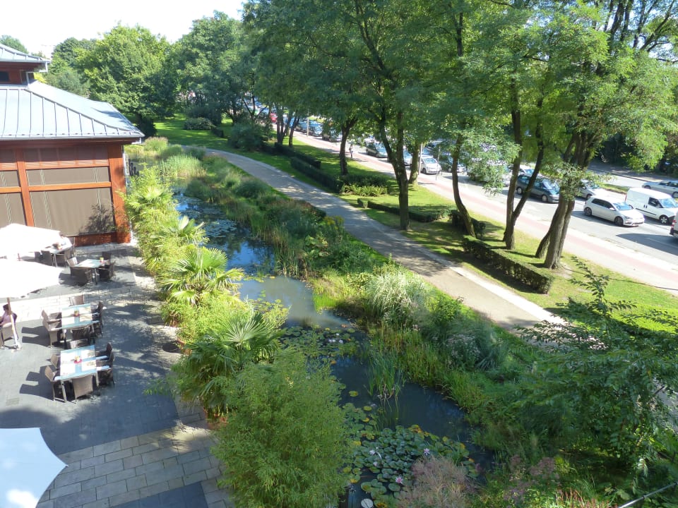 Blick aus unserem Fenster Park-Hotel Hagenbeck