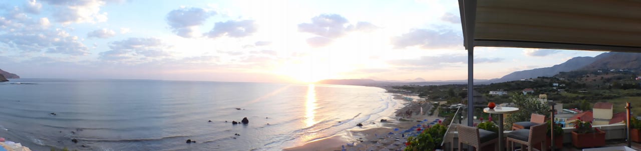 Panoramabild Dachterrasse Hotel Corissia Princess