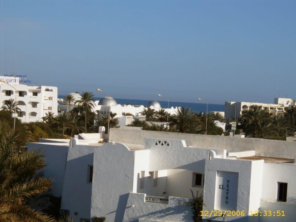 Der Blick von meinem Zimmer zum Meer Hotel Djerba Resort