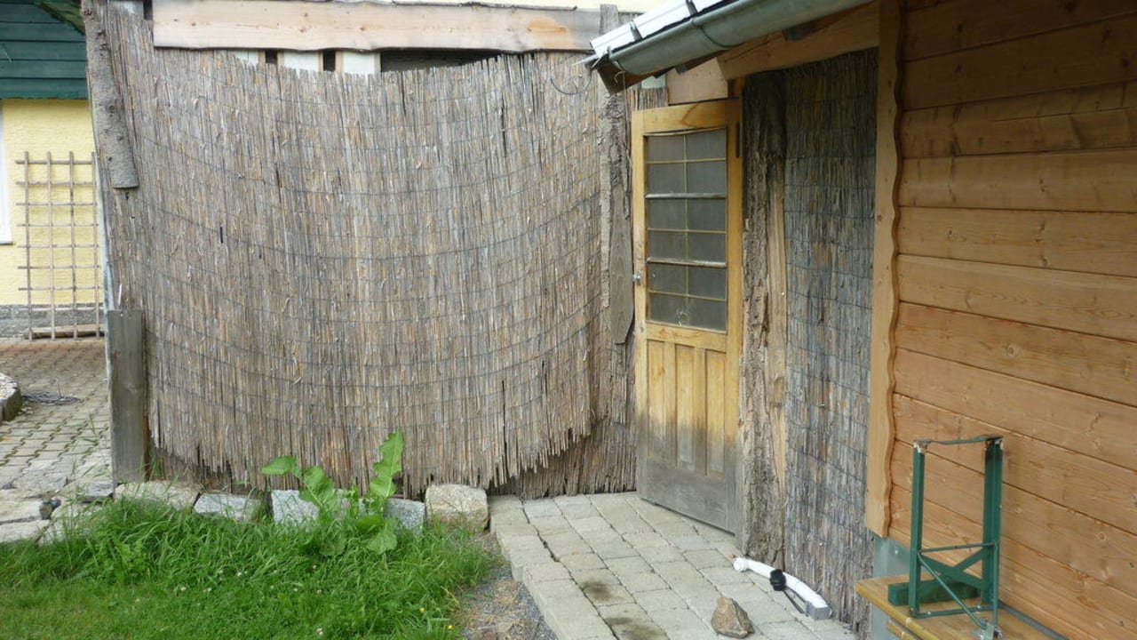 Was wird hier wohl dahinter sein? Hotel Bayernstern