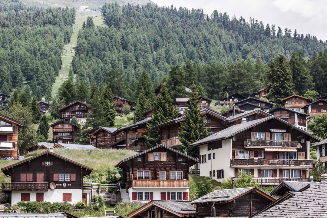 Hotel Wannenhorn Ausblick auf Bellwald Hotel Wannenhorn