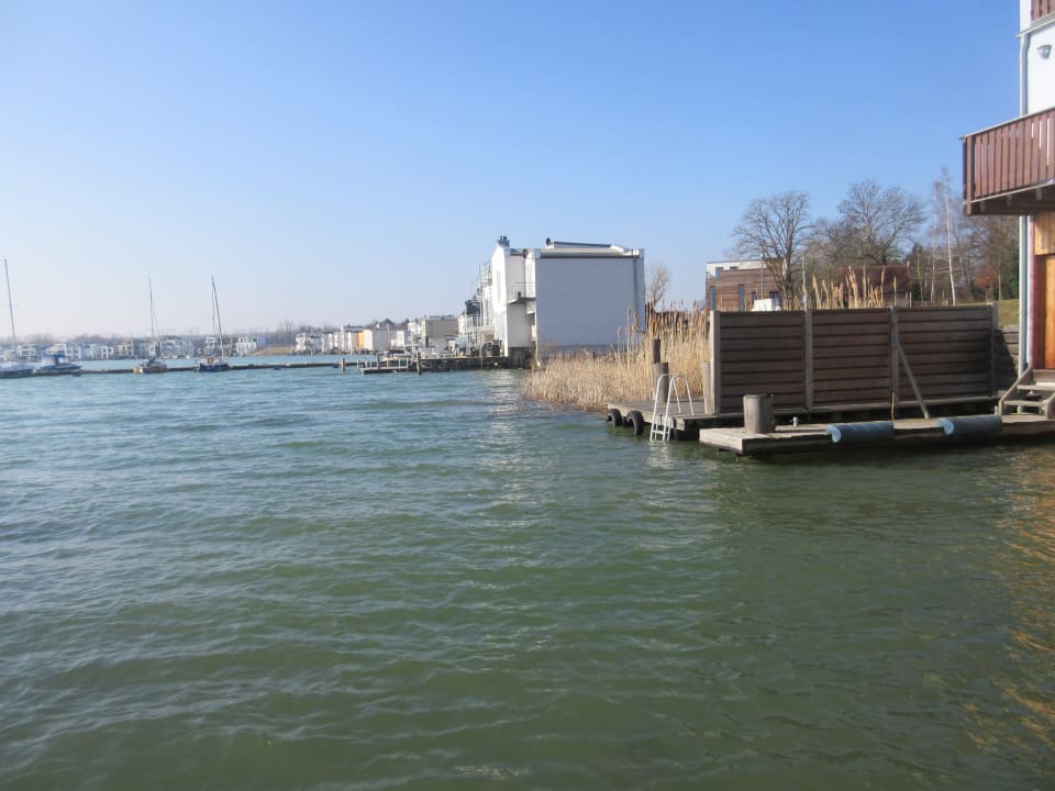 Außenansicht Ferienhaus Seepferdchen im Hainer See